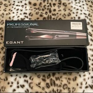 Professional 2 in 1 Hair Straightener Curling Iron